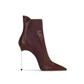 Stiletto Heel Ankle Boots - 10cm